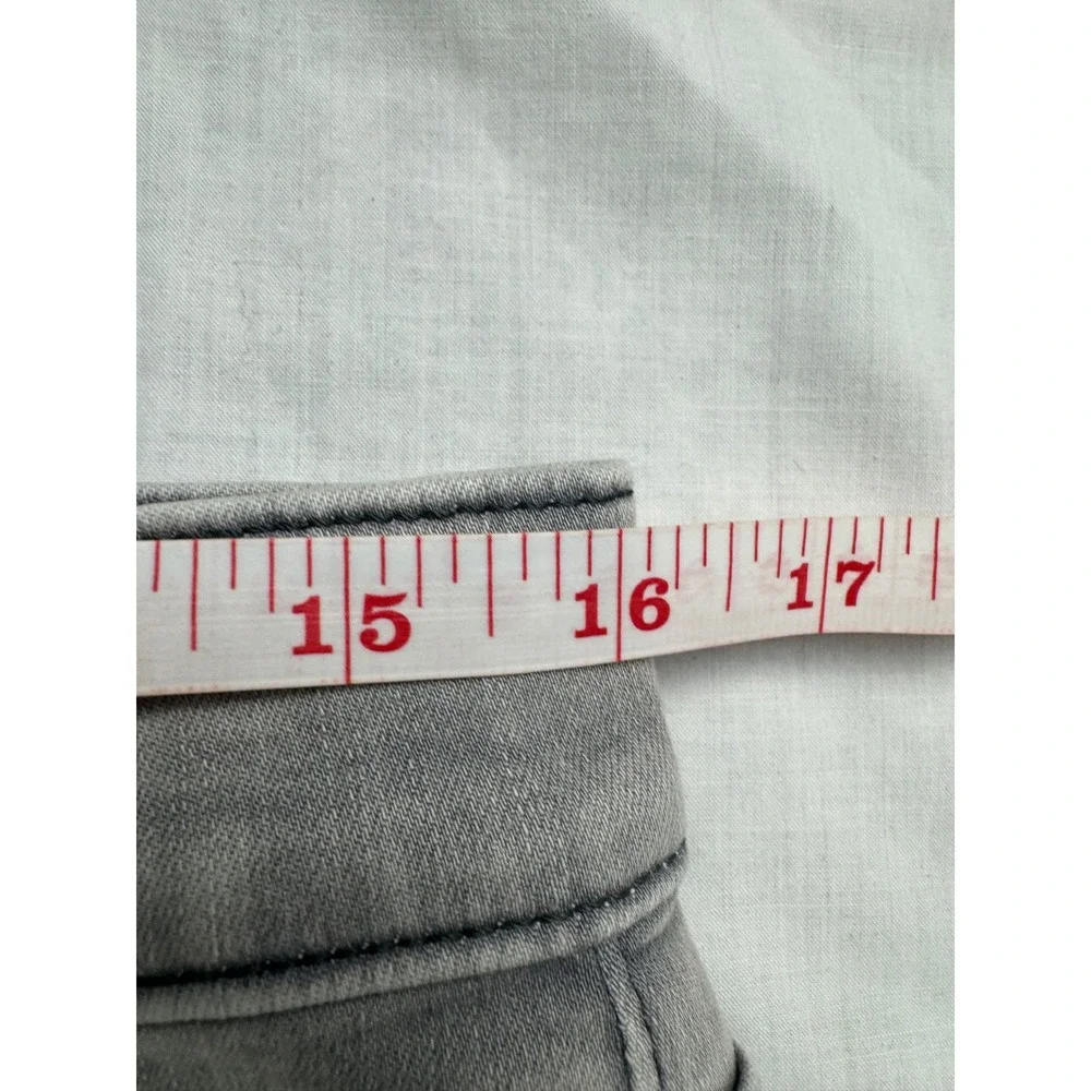 Express Womens High Rise Skinny Distressed Gray Jeans Size 12R NEW - Picture 12 of 16